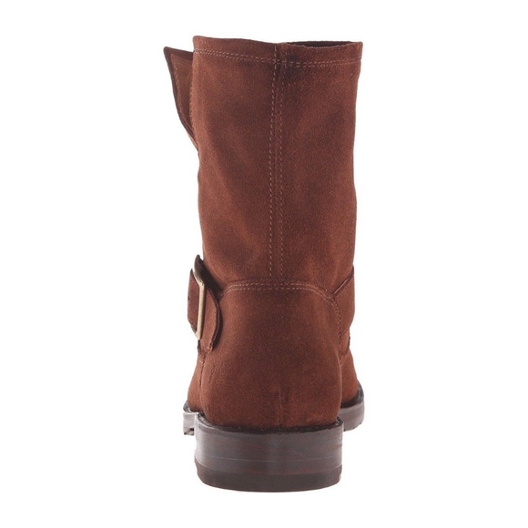 Frye Natalie Mid Engineer Oiled Suede Boot - Picture 2 of 7